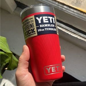 Yeti 10 oz tumbler - limited edition rescue red